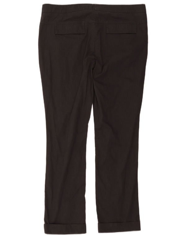 Tommy Hilfiger Pantalones de traje delgados para mujer US 14 XL W38 L28 Algodón gris