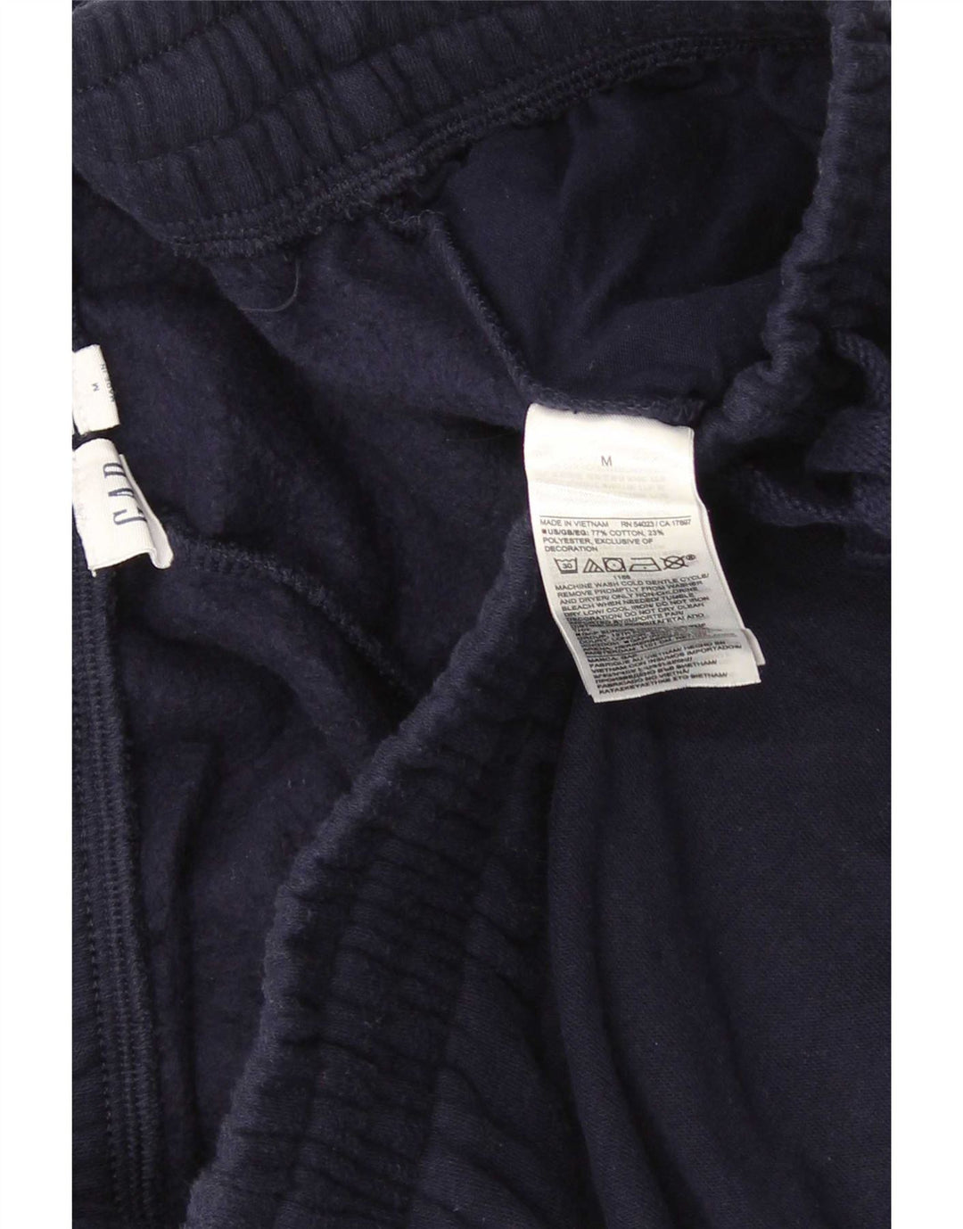 Gap Hombre Crop Chándal Pantalones Joggers Medium Azul Marino Algodón