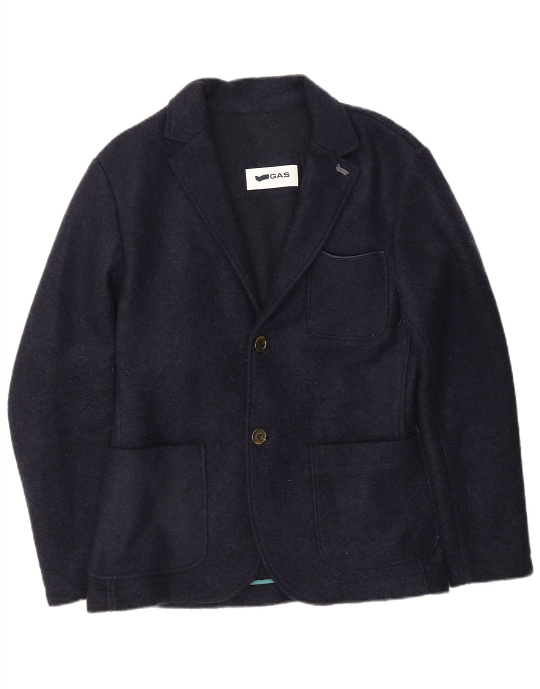 Chaqueta tipo blazer de 2 botones para hombre Gas IT 48 Azul marino mediano