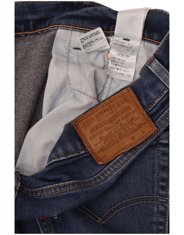 Vaqueros Levi's Hombre Slim W36 L34 Algodón Azul