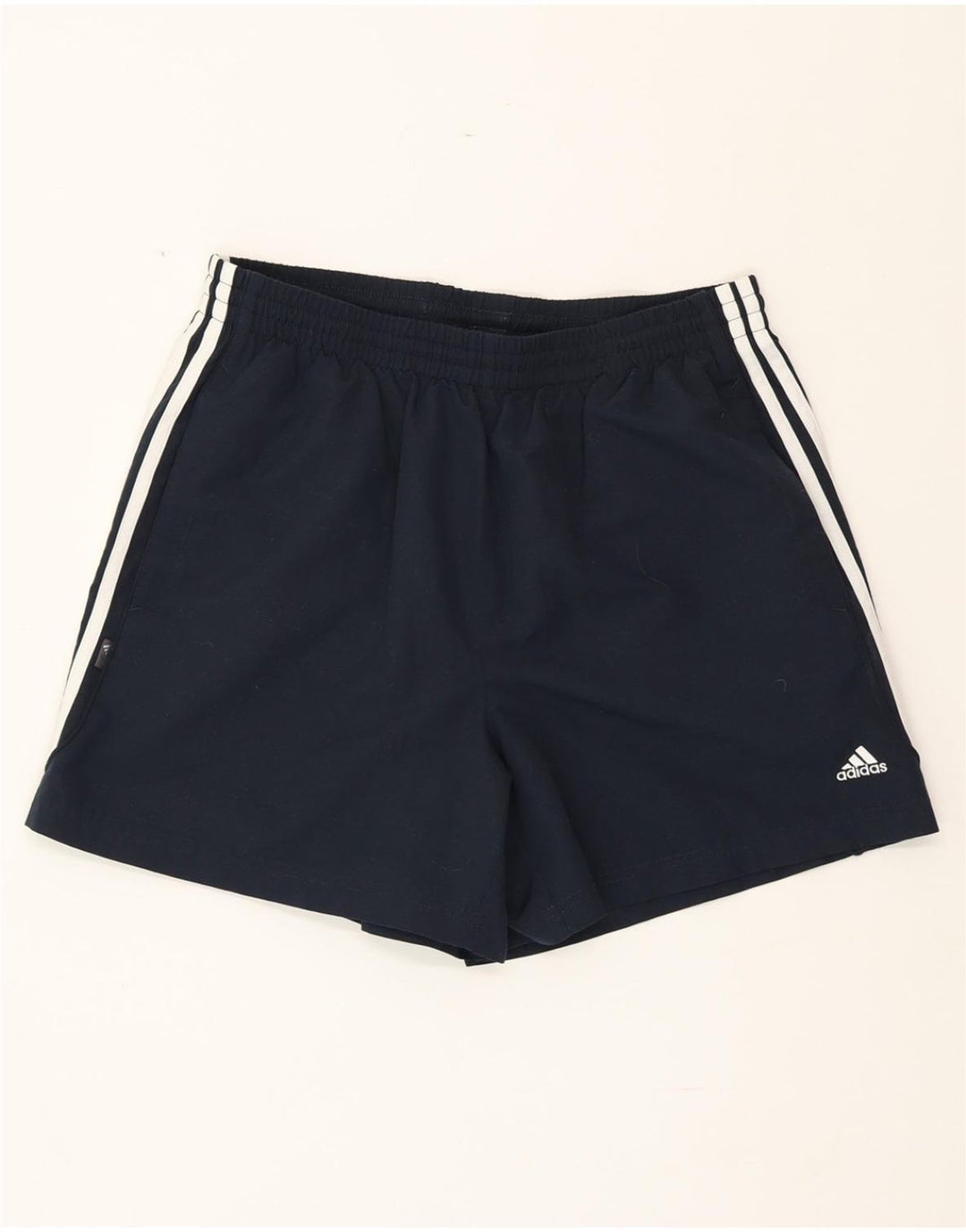 Pantalones cortos deportivos ADIDAS para hombre grande poliéster azul marino