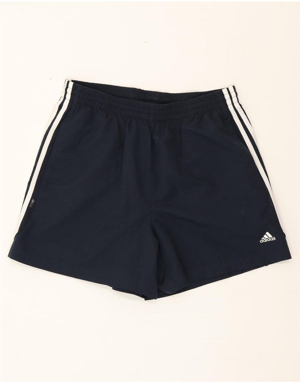 Pantalones cortos deportivos ADIDAS para hombre grande poliéster azul marino