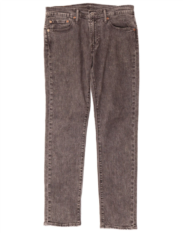 Levi's Mens 511 Slim Jeans W32 L32 Algodón moteado gris