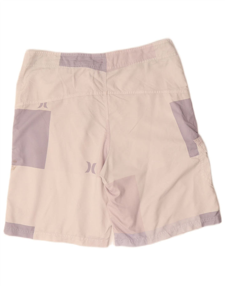 HURLEY Bañador para hombre con estampado gráfico XL Bloque de color rosa