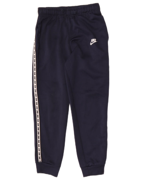 Nike Boys Dri Fit Chándal Pantalones Joggers 10-11 años Mediano Azul Marino