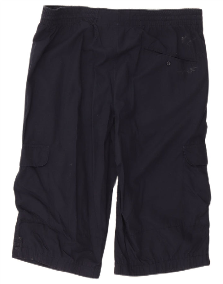 Adidas Mens Cargo Shorts Medium W36 Azul Marino Algodón
