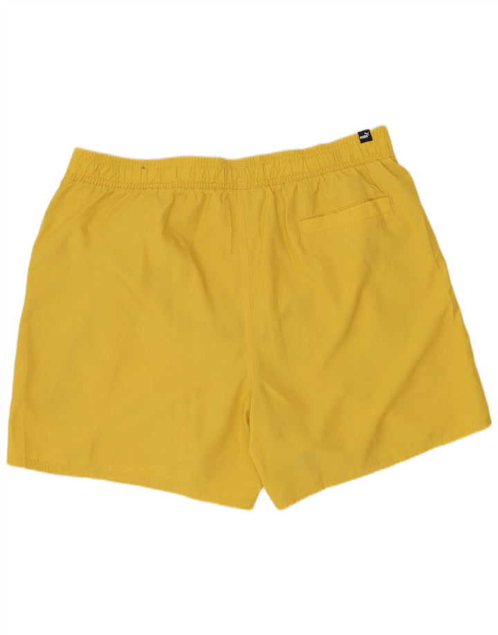PUMA Bañador gráfico para hombre XL Poliéster amarillo
