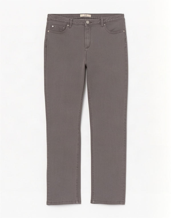 Marks & Spencer Jeans ajustados para mujer UK 12 Medium W30 L26 Algodón gris