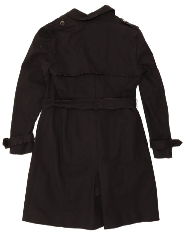 Hobbs Gabardina para mujer Reino Unido 12 Algodón negro mediano