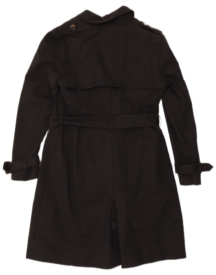 Hobbs Gabardina para mujer Reino Unido 12 Algodón negro mediano