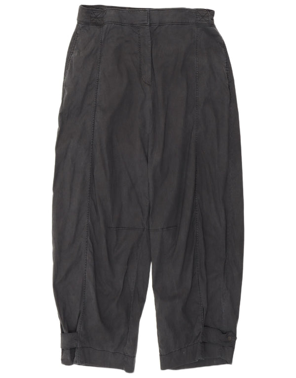 Marks & Spencer Pantalones chinos de cintura alta para mujer UK 18 XL W36 L30 Negro
