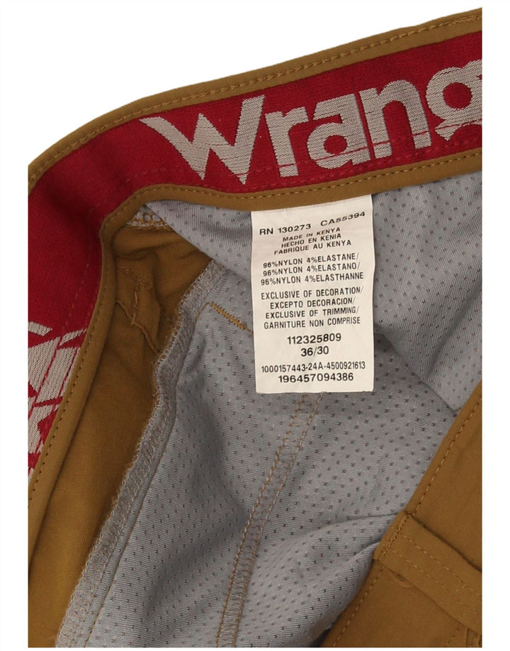 Pantalón Cargo Recto Para Hombre Wrangler W36 L30 Nylon Marrón
