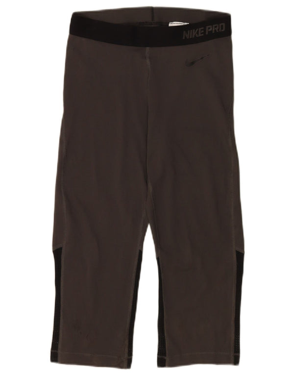 Nike Leggings capri gráficos para mujer Reino Unido 40 Gris medio Poliéster con bloques de color