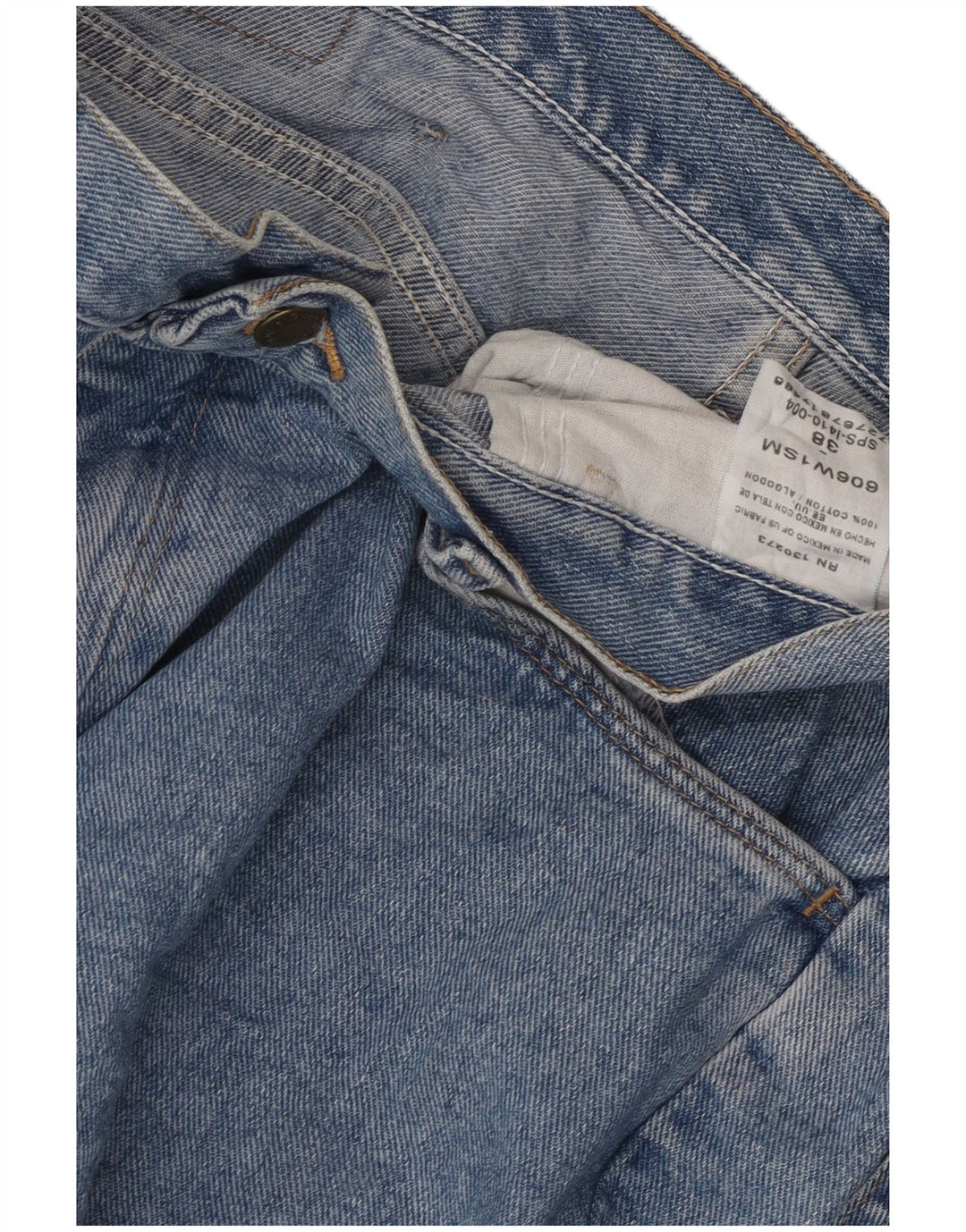 WRANGLER Pantalones cortos vaqueros para hombre W38 XL Algodón azul