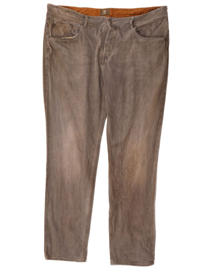 Timberland Vaqueros Slim para Hombre W42 L34 Algodón Gris