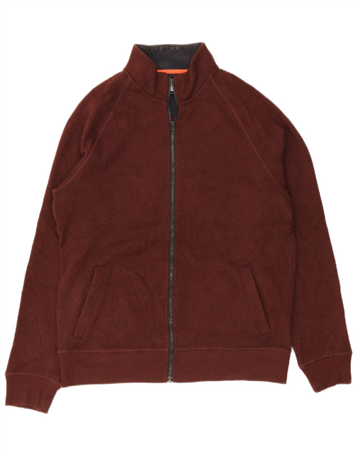 John Lewis - Chaqueta de chándal para hombre, poliéster medio burdeos
