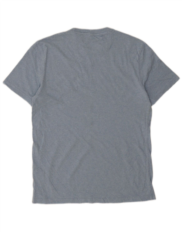 Camiseta para hombre Fat Face Top Azul Medio Algodón