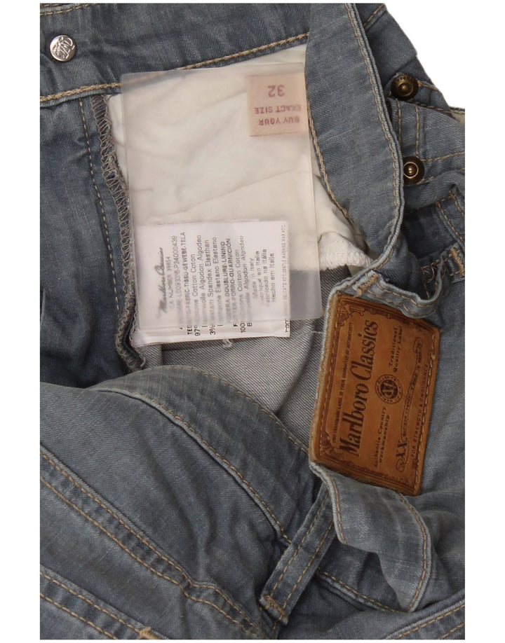 Marlboro Classics Jeans ajustados para hombre W32 L29 Algodón azul