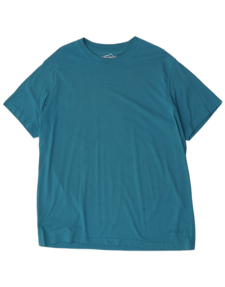 Eddie Bauer Camiseta Hombre Top XL Algodón Azul
