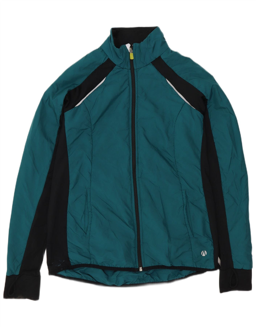Marks & Spencer Chaqueta superior de chándal para mujer UK 44 Grande Verde Colorblock