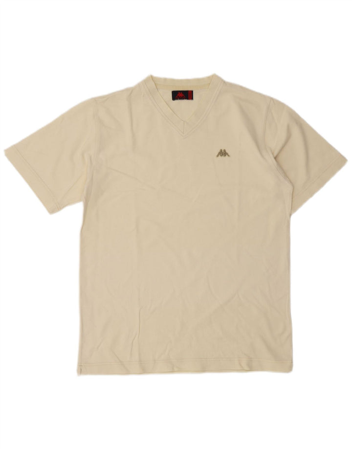 Kappa Hombre Camiseta Top Small Off White