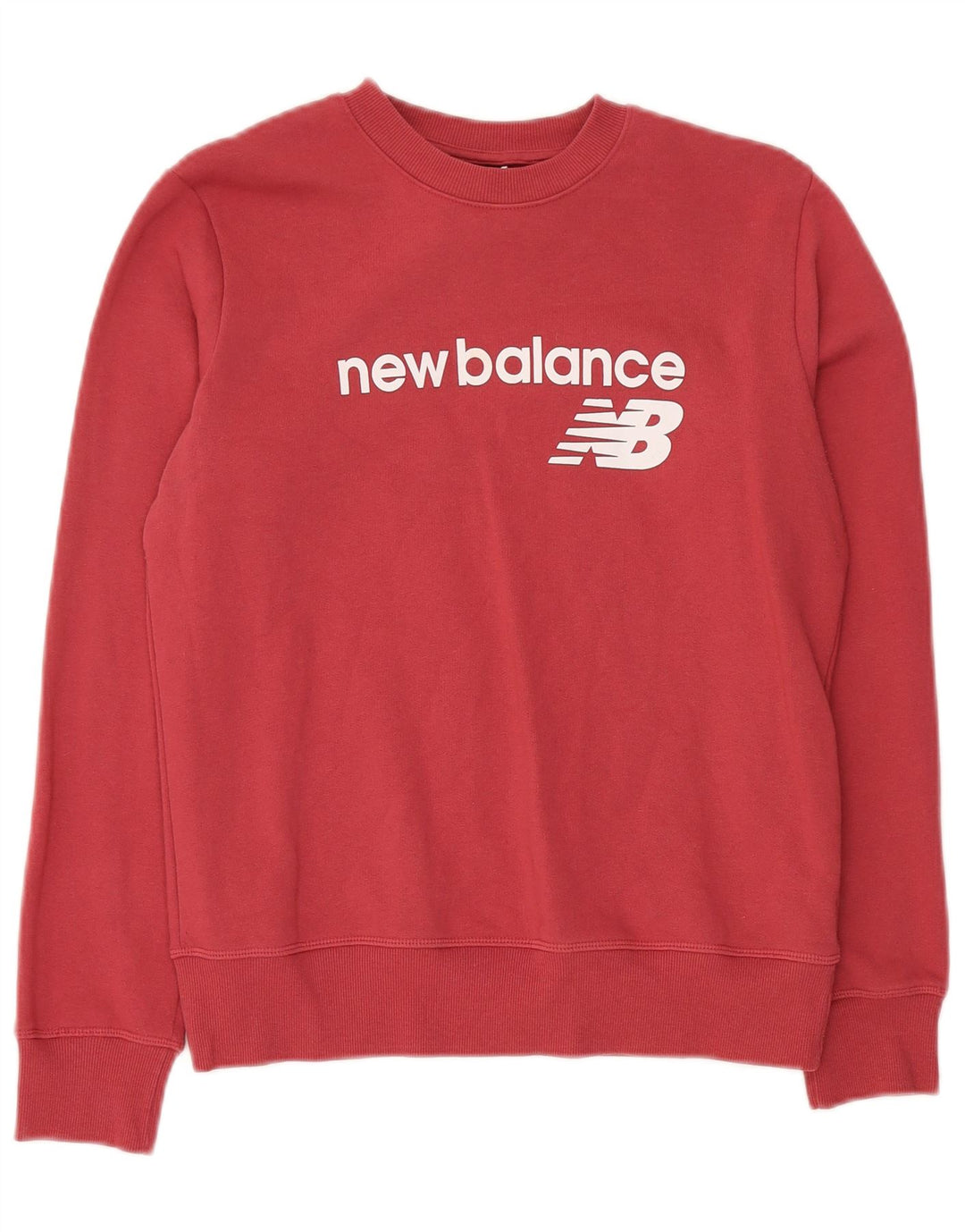 New Balance Hombre Sudadera Gráfica Jersey Pequeño Algodón Rojo