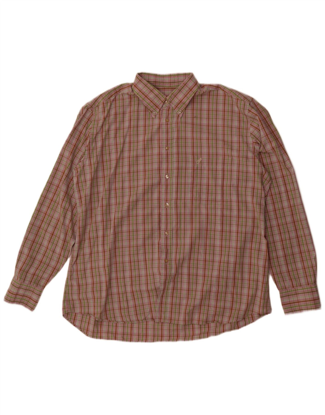 Camisa Avirex para hombre 2XL Algodón a cuadros rosa