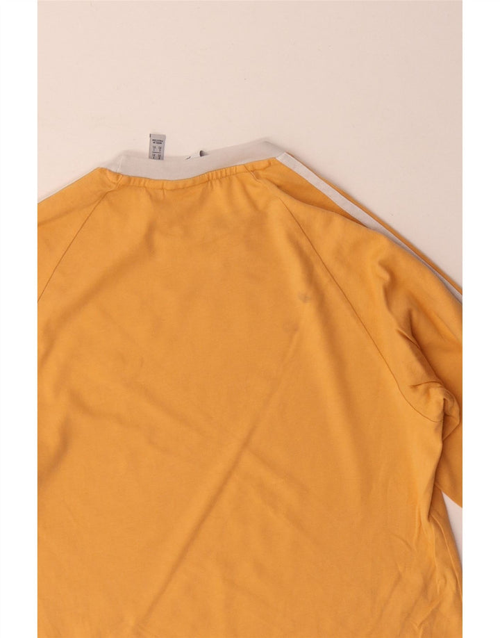 Adidas Hombre Top Manga Larga XS Amarillo Algodón
