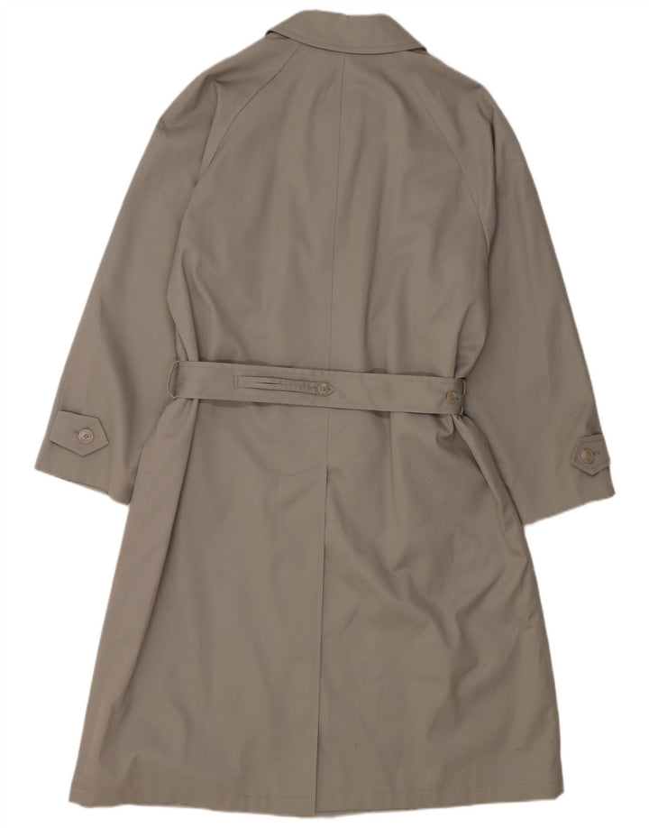 VINTAGE Gabardina holgada para hombre IT 44 XS Poliéster beige