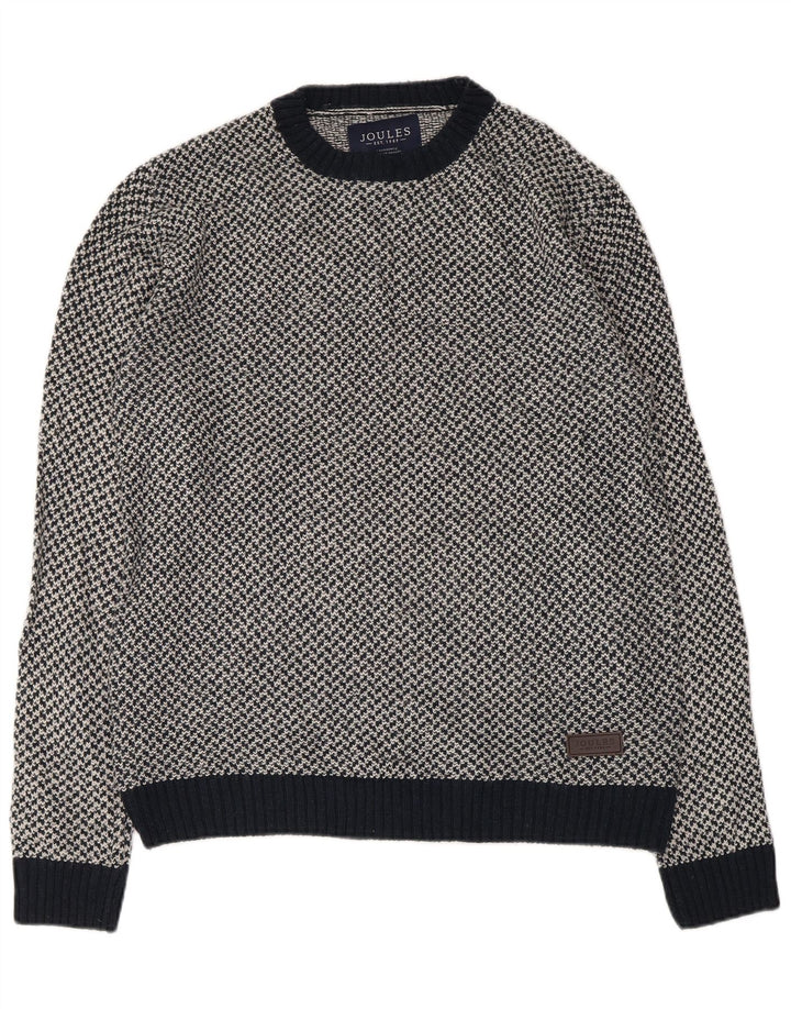 Jersey Joules Hombre con cuello redondo y cuello redondo, acrílico azul marino mediano