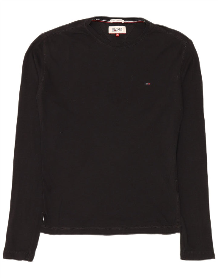 TOMMY HILFIGER Camiseta de manga larga para hombre Small Black Cotton