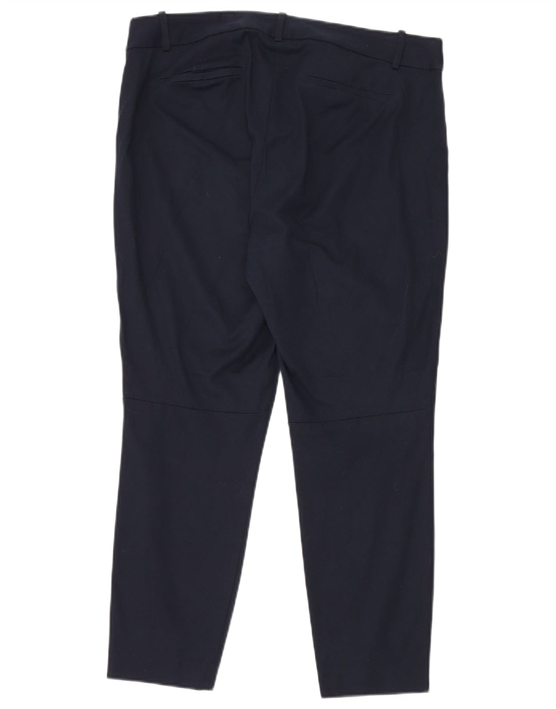 J. CREW Pantalones casuales ajustados para mujer US 14 XL W36 L28 Azul marino Algodón