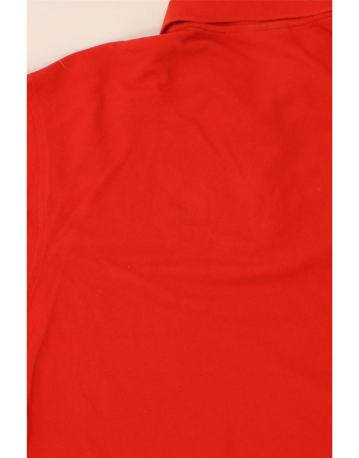LOTTO Mens Polo Shirt Medium Red Cotton Vintage Lotto and Second-Hand Lotto from Messina Hembry 