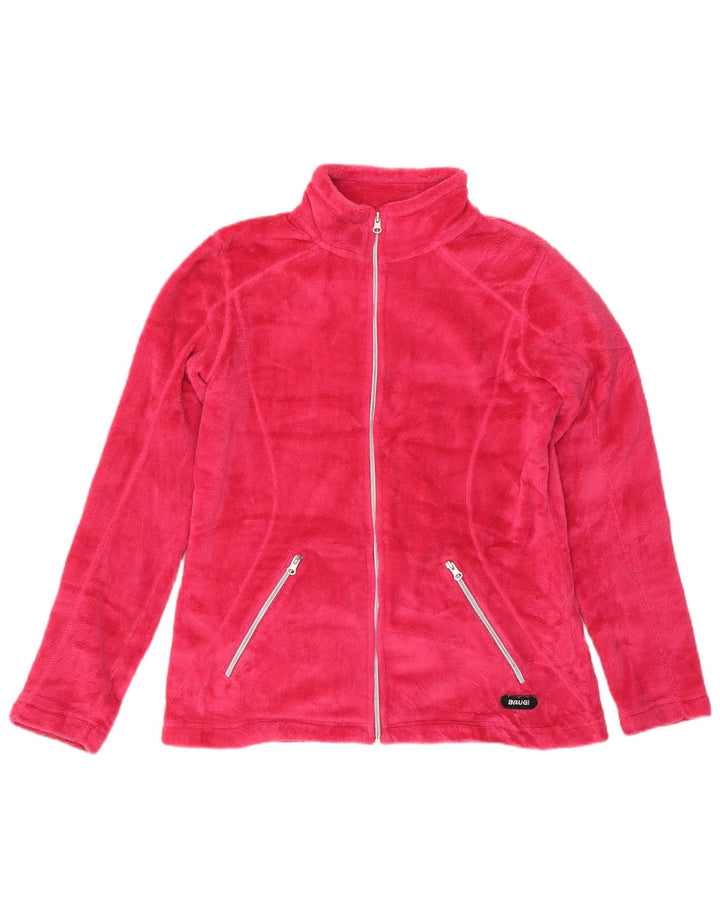 BRUGI Chaqueta polar para mujer ES 40 XL Poliéster rosa