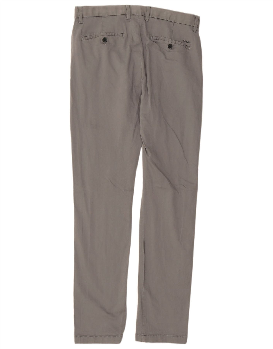 MARKS & SPENCER Pantalones chinos ajustados Autograph para hombre W32 L33 Algodón gris