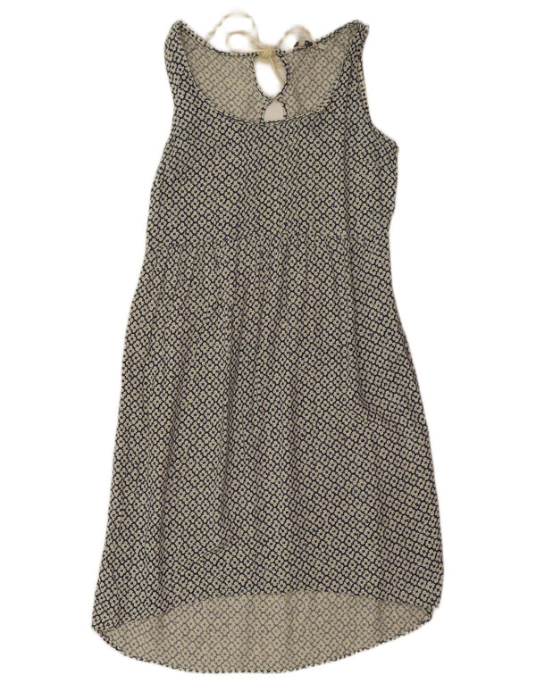 Vestido acampanado sin mangas para mujer de Fat Face UK 8 Small Off White Floral