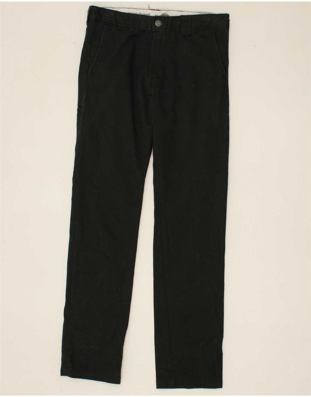 DICKIES Womens Straight Cargo Trousers W30 L31  Black Vintage Dickies and Second-Hand Dickies from Messina Hembry 