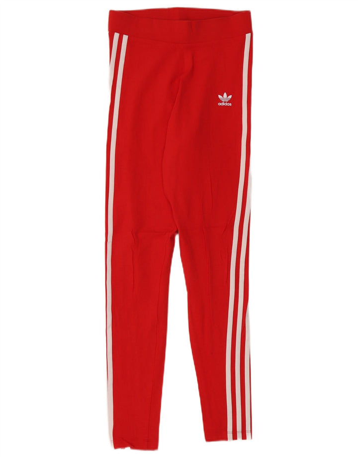 Adidas Leggings para mujer Reino Unido 10 Pequeño Algodón Rojo