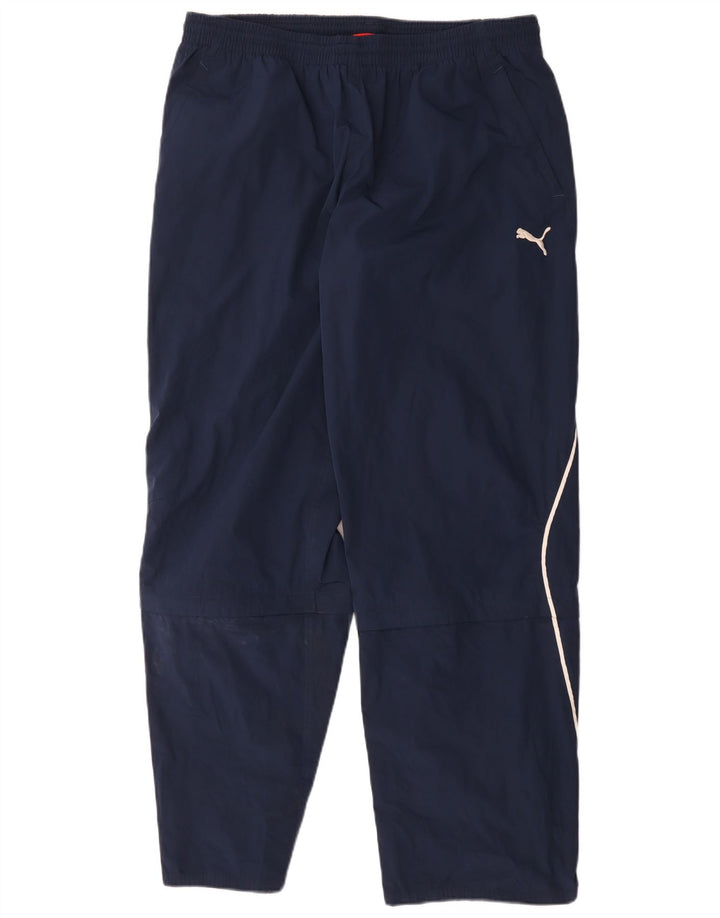 Pantalón De Chándal Puma Hombre Grande Azul Marino Poliéster