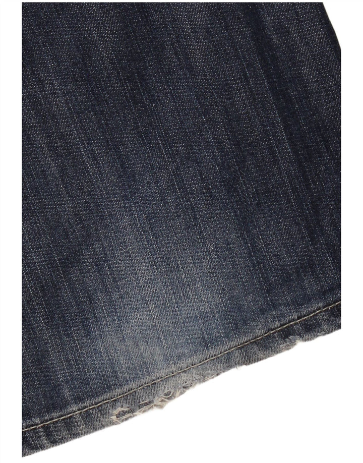 Mustang Jeans Bootcut Mujer W35 L32 Algodón Azul Marino