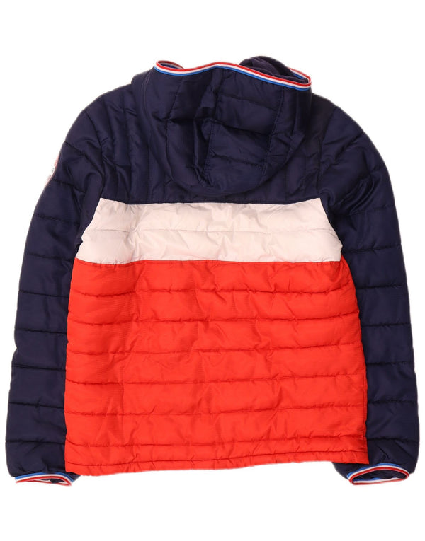 Levi's Chaqueta acolchada con capucha para niño 15-16 años Azul marino Colorblock
