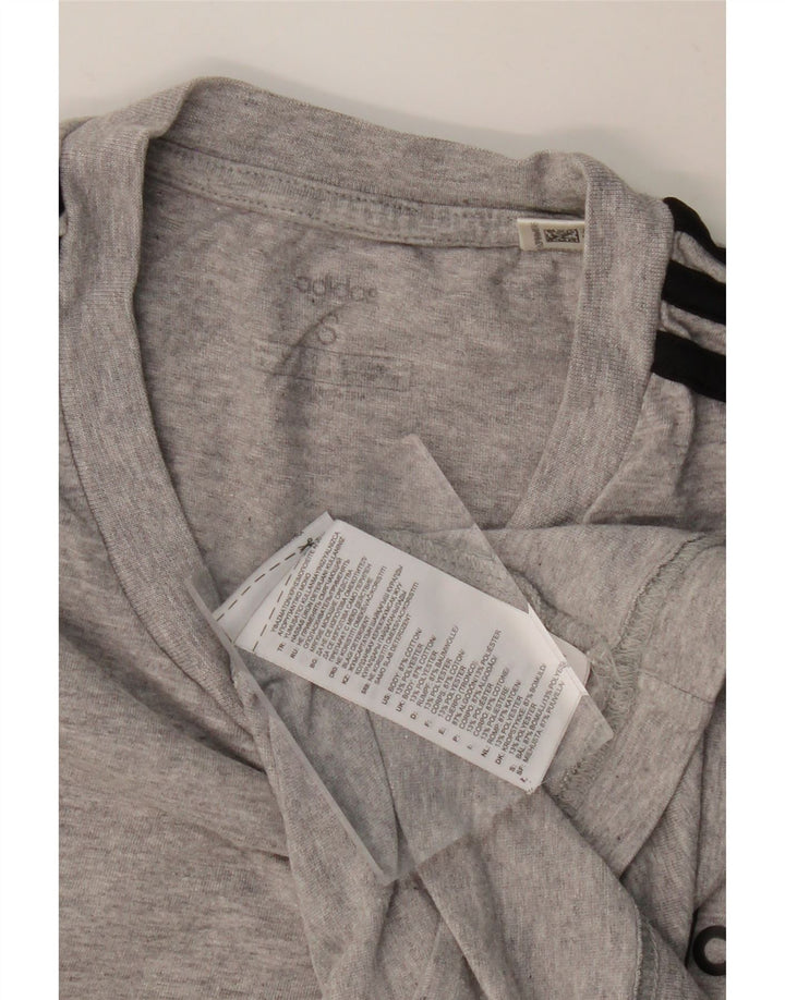 ADIDAS Camiseta Hombre Top Small Gris Algodón
