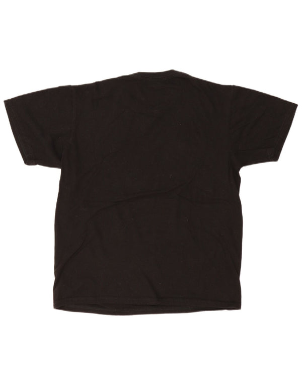 Hard Rock Cafe - Camiseta gráfica Viena para hombre, talla mediana, algodón negro