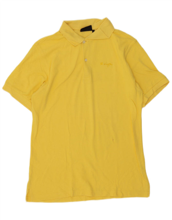 Polo Lotto Hombre Grande Amarillo Algodón