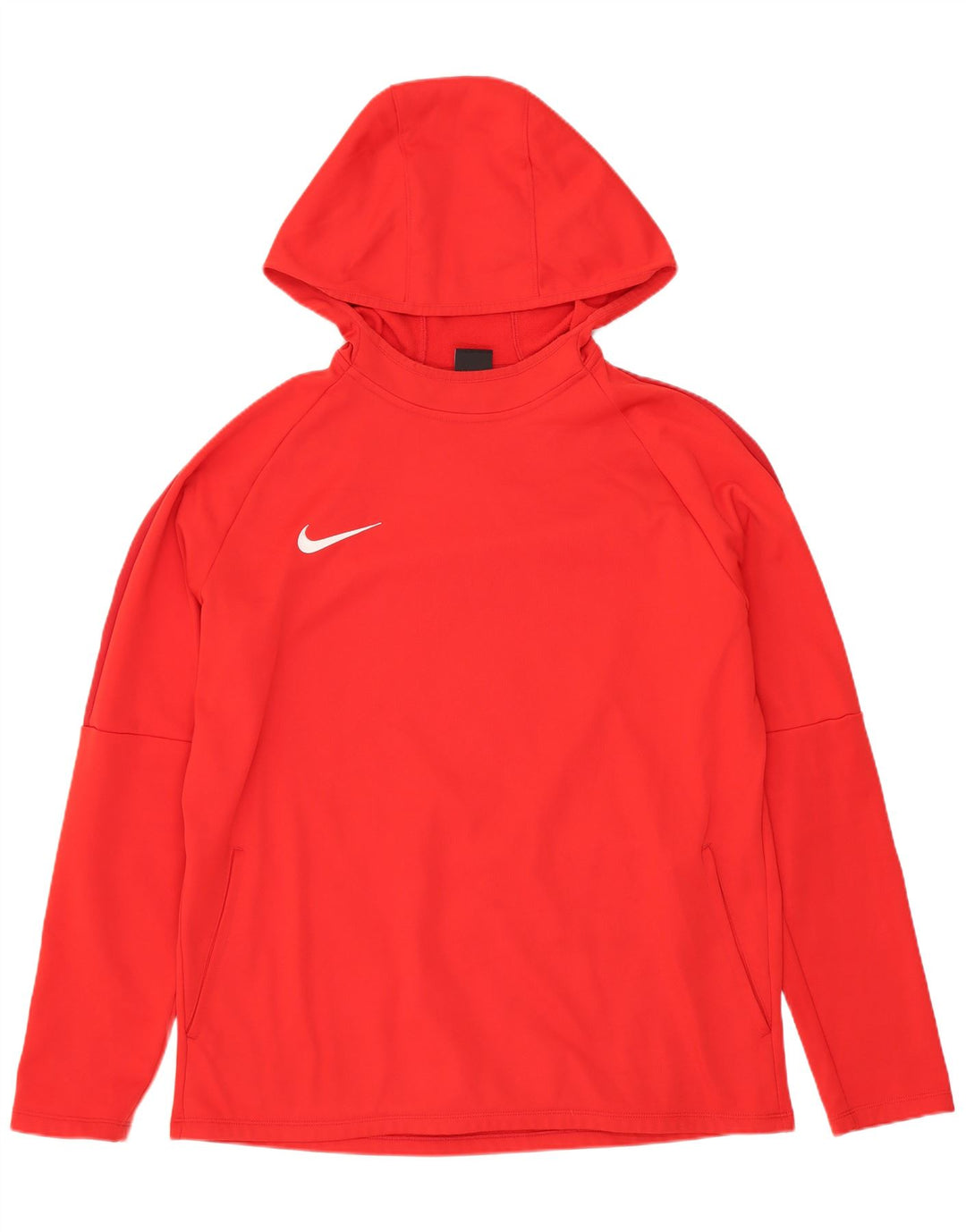 NIKE Sudadera con capucha Dri Fit Graphic para hombre, talla grande, poliéster rojo