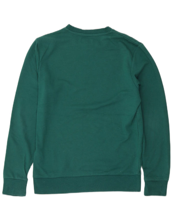 Jack & Jones Hombre Sudadera Gráfica Jumper Small Algodón Verde