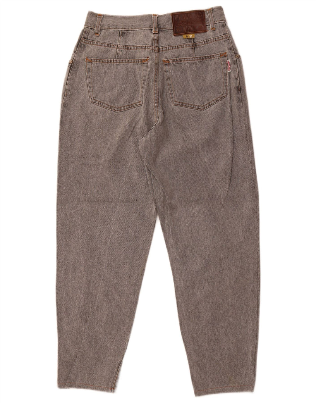 OFFSHORE Vaqueros cortos de cintura alta para mujer W31 L26 Algodón gris