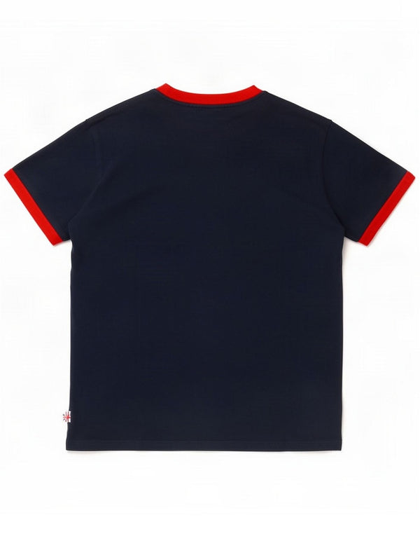 Umbro Camiseta gráfica para hombre Top Small Azul marino Algodón