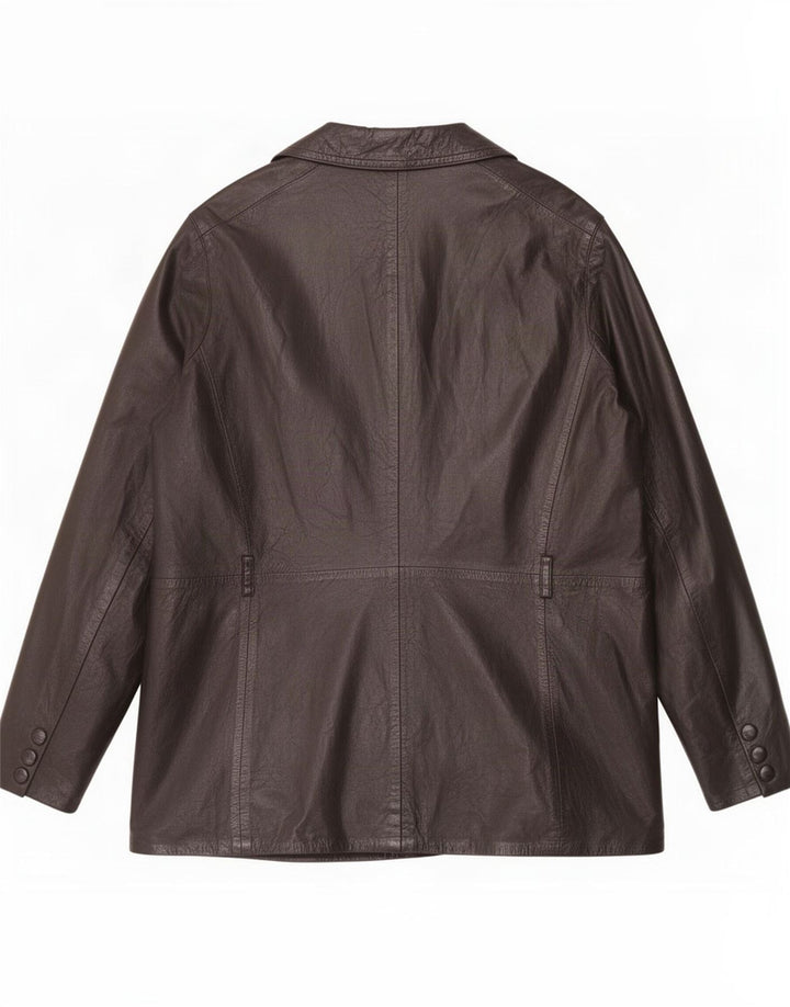 Maxime Chaqueta de cuero para mujer Reino Unido 44 Mediano Negro