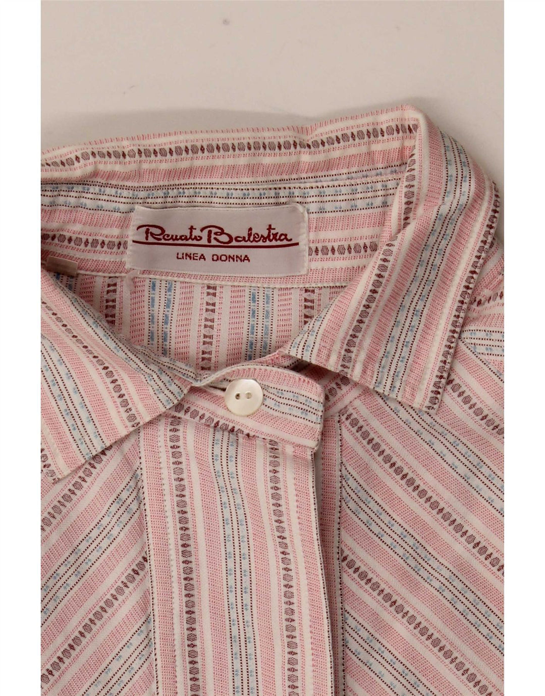 Camisa Mujer Renato Balestra IT 44 Mediano Rosa Rayas